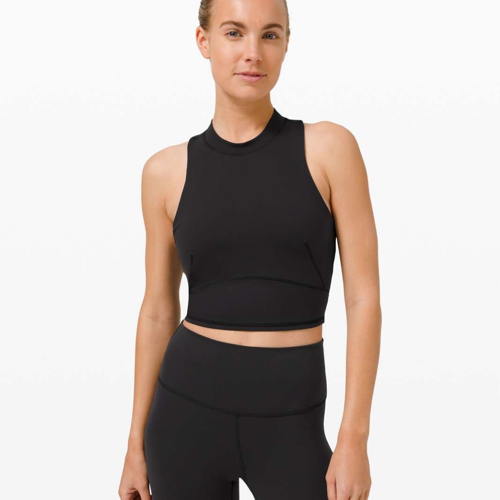 Lululemon Everlux and Mesh Cropped Tank